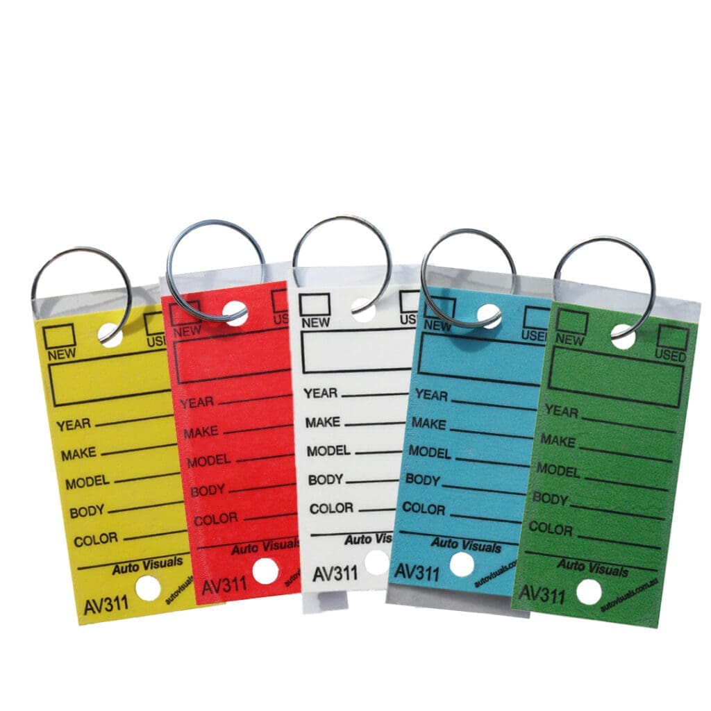 Tag 57 Self Laminating Key Tags for Dealerships | Trackside Auto Visuals Perth WA