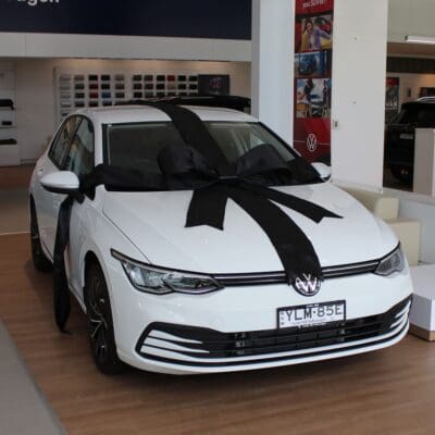 Satin Car Bonnet Bow