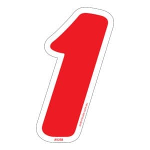 Red & White Die Cut 1