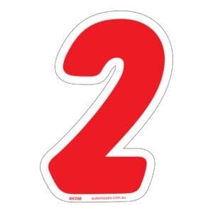 Red & White Die Cut 2