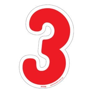 Red & White Die Cut 3