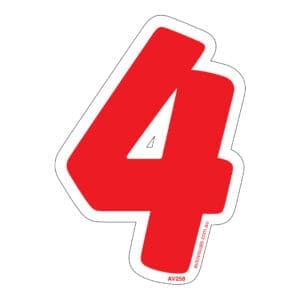 Red & White Die Cut 4