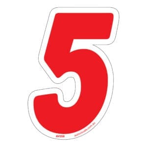 Red & White Die Cut 5