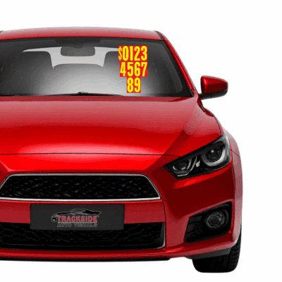 Red & Yellow Jumbo Numbers