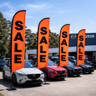 Promotional & Sales Swooper Flags (Wingtips)