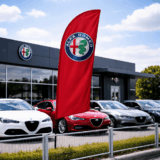 Alfa Romeo Red Wingtip flag
