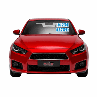 Blue & White Numbers