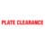 Plate Clearance