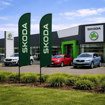 Skoda Flags